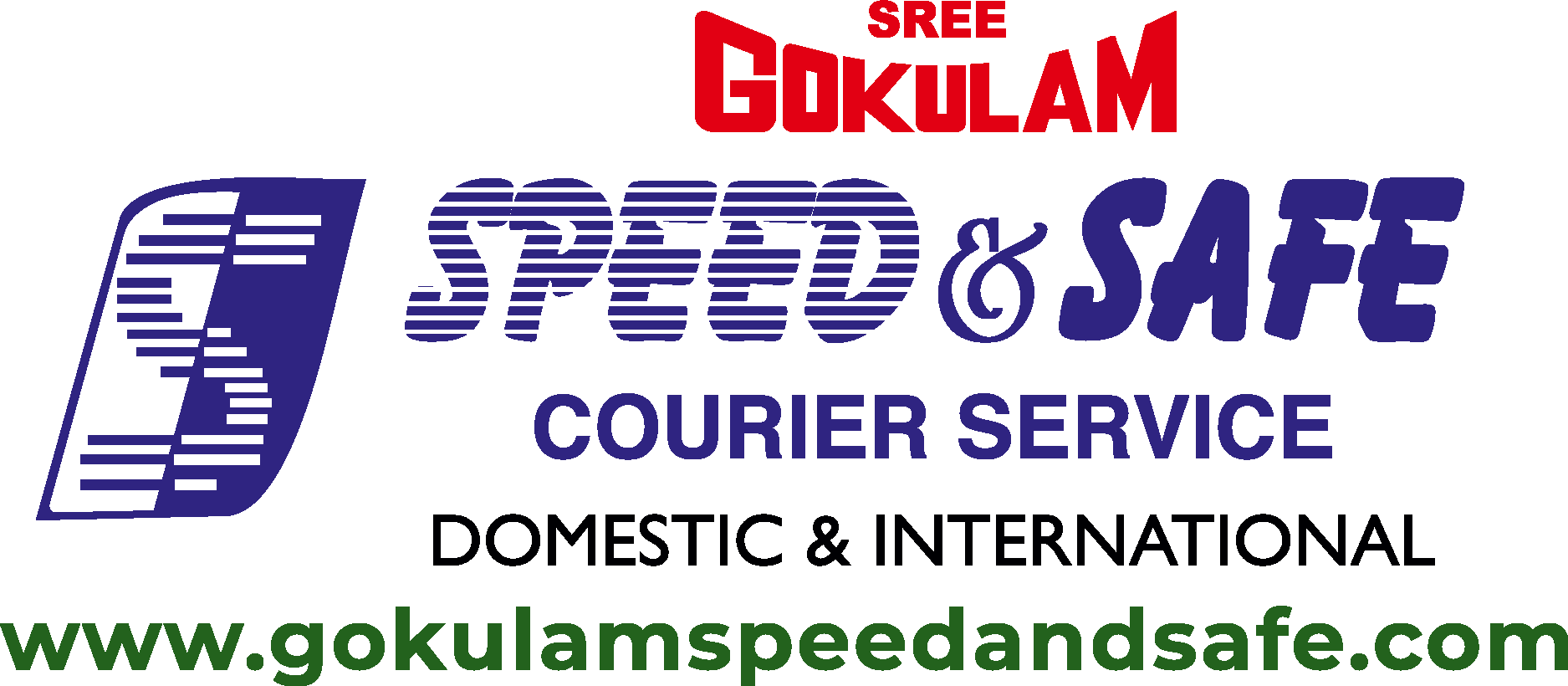 Gokulam Speed & Safe Logo Vector Logo
